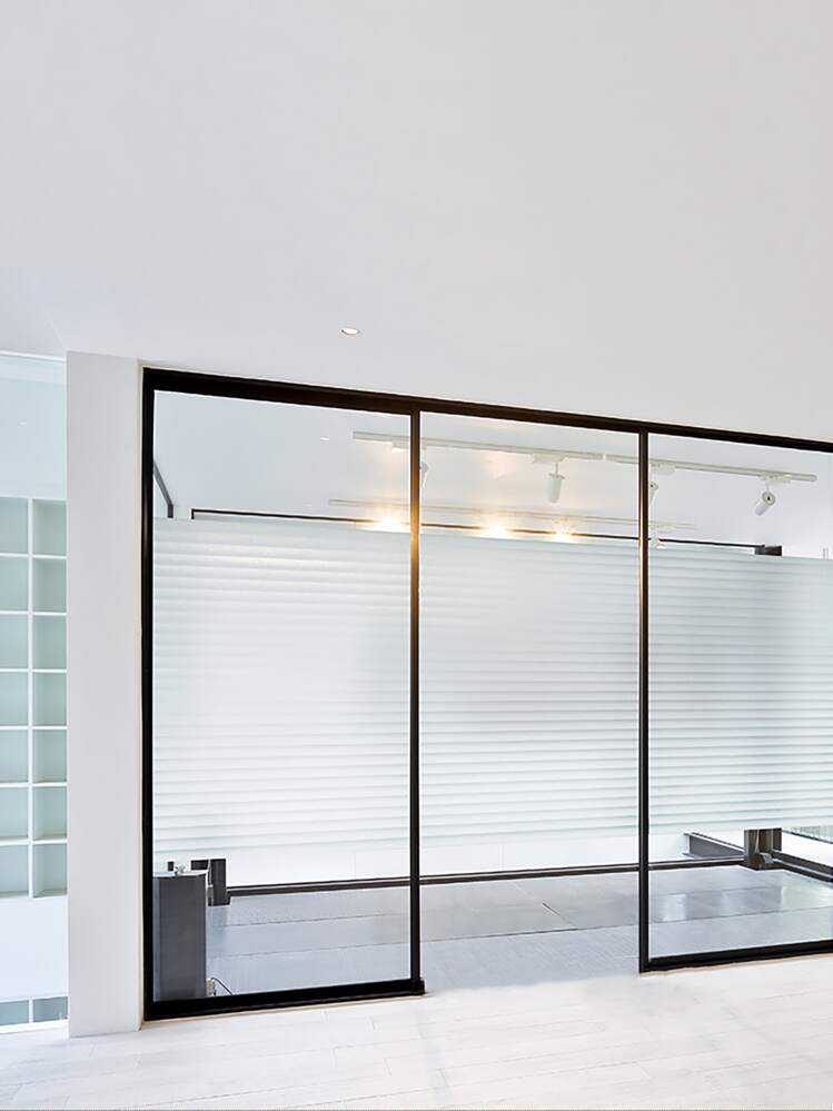 1roll Venetian Blind Design Window Sticker, Creative Clear PVC Window Decorative Sticker For Household - Clear - View 2