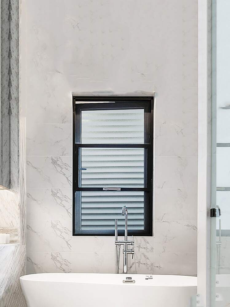 1roll Venetian Blind Design Window Sticker, Creative Clear PVC Window Decorative Sticker For Household - Clear - View 6