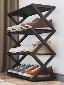 WHICHLIFE 1入組多層鞋子收納架 - 黑色 - 查看 2