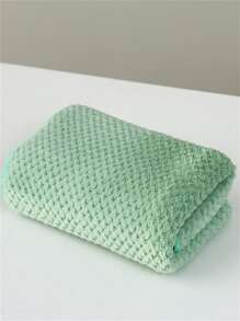 1 pieza Toalla unicolor - Verde - Ver 1