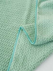 1 pieza Toalla unicolor - Verde - Ver 4