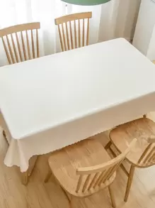 Khăn trải bàn chống nước có viền sò điệp - Màu be - Xem 7