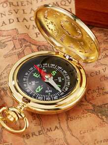 Đồng hồ đeo tay bỏ túi thạch anh cổ điển dành cho nam - Vàng - Xem 3