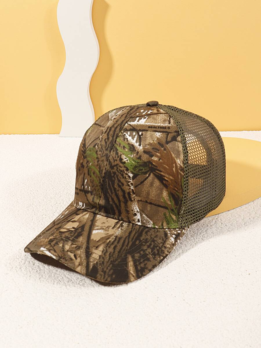 Gorra de camionero gráfica para hombre para uso diario, regalo de verano para amigo al estilo bohemio - Multicolor - Ver 1