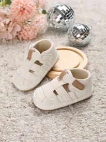 Mùa hè Đế mềm Em bé Dép xăng đan 0-1 Trắng Hợp thời Em bé Giày dép Đối với Con trai - trắng - Xem 6