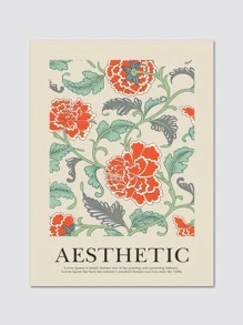 1 Tranh Sợi Hóa Học Có Khung, Họa Tiết Hoa Hiện Đại Có Khung Hình Cho Gia Đình - Nhiều màu - Xem 4