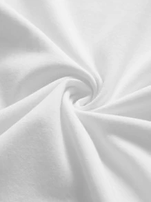 Manfinity RelaxMax Men T-Shirts V Neck Short Sleeve Basic Tee Casual Simple Husband Summer Knit Top - White - View 4