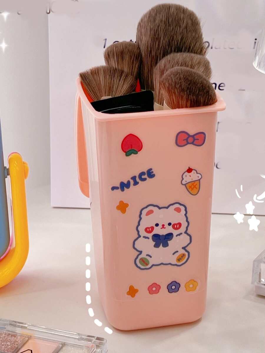 Hộp lưu trữ văn phòng phẩm - Hồng - Xem 1