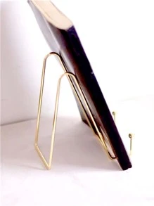 1pc Metal Book Stand - Gold - View 3