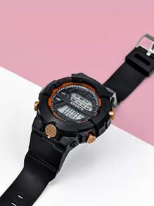 TOMI 童裝純色電子手錶，適用於日常生活