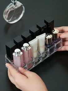 透明口红收纳盒，适用于房间、家居、卧室、浴室、粉色房间、客厅装饰、旅行用品、礼品袋、送给妈妈、爸爸、男士、朋友、老师的礼物、生日礼物、婚礼礼物、书桌、置物架、配件、礼品盒、趣味礼物、收纳、送给女性的礼物、圣诞礼物、女性礼物创意 - 無色 - 查看 1