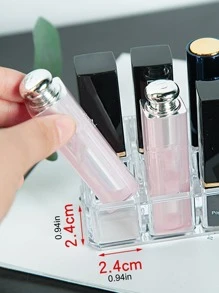 透明口红收纳盒，适用于房间、家居、卧室、浴室、粉色房间、客厅装饰、旅行用品、礼品袋、送给妈妈、爸爸、男士、朋友、老师的礼物、生日礼物、婚礼礼物、书桌、置物架、配件、礼品盒、趣味礼物、收纳、送给女性的礼物、圣诞礼物、女性礼物创意 - 無色 - 查看 2