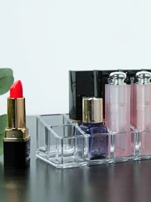 透明口红收纳盒，适用于房间、家居、卧室、浴室、粉色房间、客厅装饰、旅行用品、礼品袋、送给妈妈、爸爸、男士、朋友、老师的礼物、生日礼物、婚礼礼物、书桌、置物架、配件、礼品盒、趣味礼物、收纳、送给女性的礼物、圣诞礼物、女性礼物创意 - 無色 - 查看 3