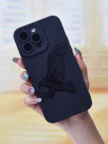 Eagle Print Soft Phone Case Matt Back Compatible With iPhone 15 14 13 12 11 Plus Pro Max 7 8 X XS XR SE Mini - Multicolor - View 7