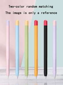 2入組隨機色素色觸控筆套兼容第二代Apple Pencil - 彩色 - 查看 1