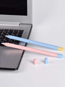 2入組隨機色素色觸控筆套兼容第二代Apple Pencil - 彩色 - 查看 7