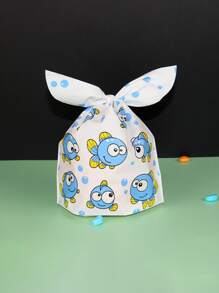 50pcs EVA Gift Bag, Cute Cartoon Fish Pattern Gift Bag For Home, Party - Blue - View 1