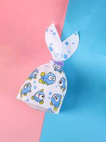 50pcs EVA Gift Bag, Cute Cartoon Fish Pattern Gift Bag For Home, Party - Blue - View 6