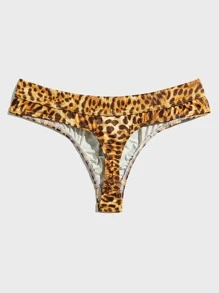 Men Leopard Print Thong Sexy Underwear - Multicolor - View 2