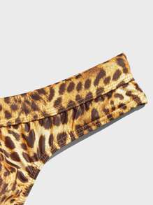 Men Leopard Print Thong Sexy Underwear - Multicolor - View 4