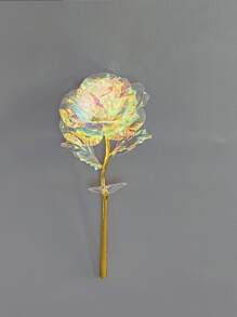 1 hoa nhân tạo bằng nhựa, hoa nhân tạo hình ba chiều hiện đại cho gia đình - Nhiều màu - Xem 5