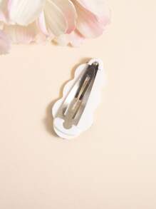 Kẹp trang trí hoa bằng đá rhinestone - Màu xanh lam - Xem 2