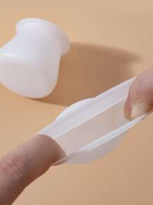 8pcs Silicone Chair Foot Cover, Simple White Mini Table Foot Cover For Household - White - View 2