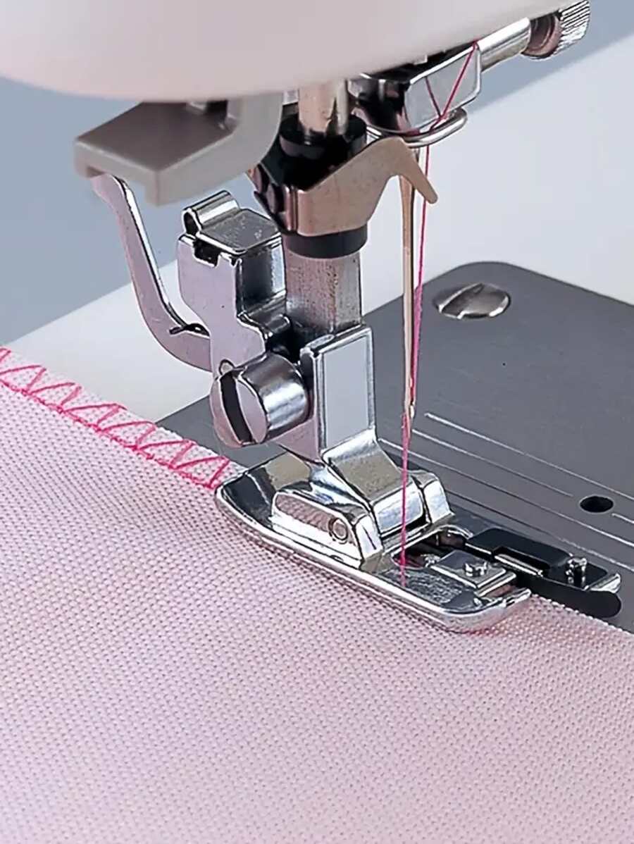 2pcs Stainless Steel Sewing Machine Presser Foot, Classic Sewing Machine Presser Foot For Home - Silver - View 1