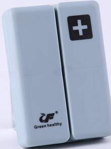 1入組塑膠藥品收納盒 - 藍色 - 查看 1