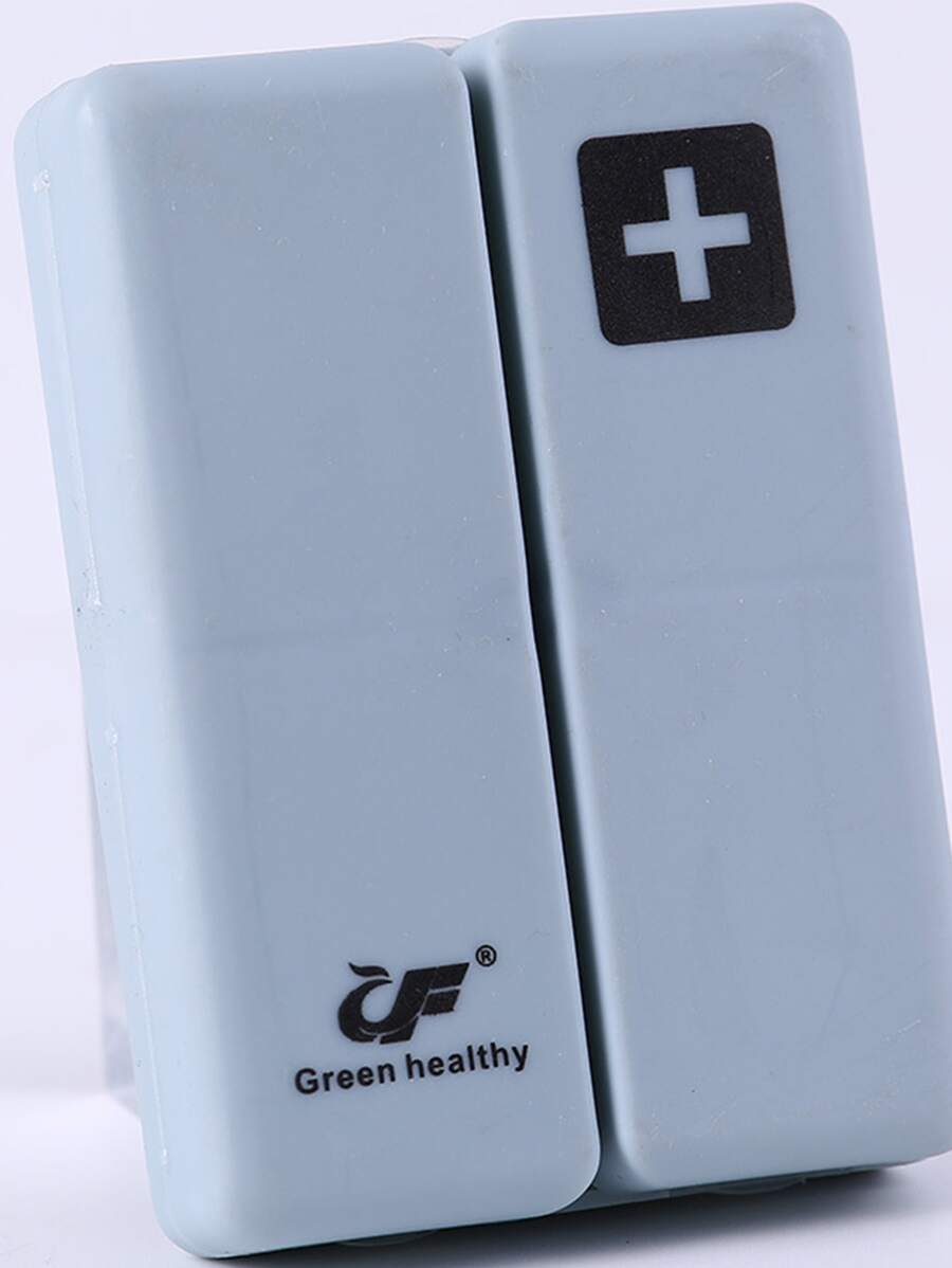 1入組塑膠藥品收納盒 - 藍色 - 查看 1