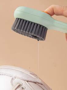 1入組可填充清潔液體鞋刷多用途深層清潔衣服刷創意清潔刷