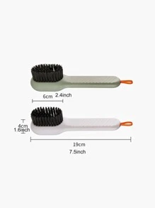 1入組可填充清潔液體鞋刷多用途深層清潔衣服刷創意清潔刷