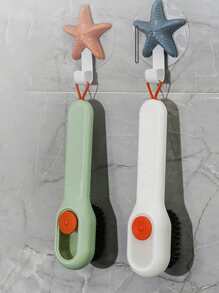 1入組可填充清潔液體鞋刷多用途深層清潔衣服刷創意清潔刷