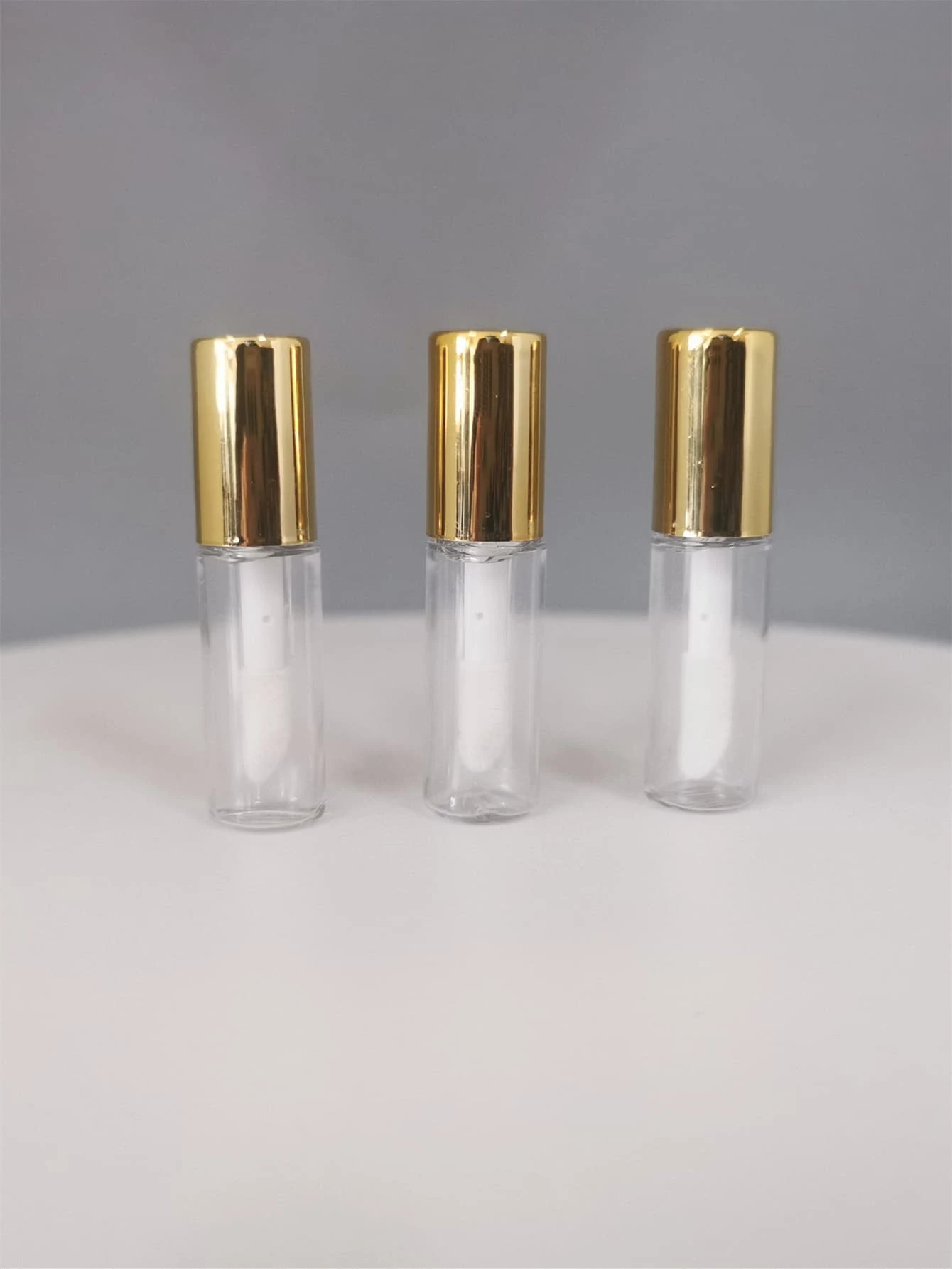 3pcs 1.2ml Clear Empty Lip Gloss Subpackage Bottle,Subpackage Lip Gloss Empty Tube Sample Containers Liquid Containers Clear Container Plastic Lip Gloss Bottles Liquid Lipstick Tubes Empty Lip Gloss Tube Transparent Lip Tubes,Cheap,Stocking Stuffers,Makeup,Makeup Tools,Cheap Stuff,Gifts,Gifts For Women,Christmas Gifts - Gold - View 1