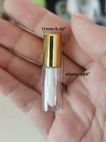 3pcs 1.2ml Clear Empty Lip Gloss Subpackage Bottle,Subpackage Lip Gloss Empty Tube Sample Containers Liquid Containers Clear Container Plastic Lip Gloss Bottles Liquid Lipstick Tubes Empty Lip Gloss Tube Transparent Lip Tubes,Cheap,Stocking Stuffers,Makeup,Makeup Tools,Cheap Stuff,Gifts,Gifts For Women,Christmas Gifts - Gold - View 5