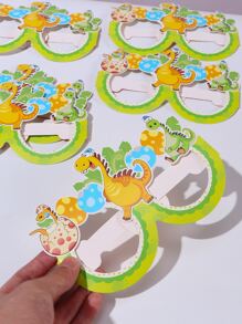 6 Gói Kính dự tiệc họa tiết hoạt hình, Kính trang trí tiệc bằng giấy dễ thương - Nhiều màu - Xem 2