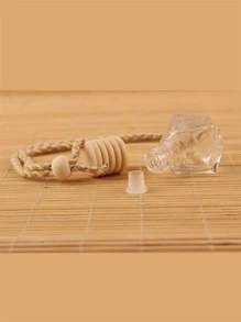 1入組透明空香水瓶汽車掛飾