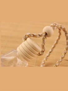 1入組透明空香水瓶汽車掛飾