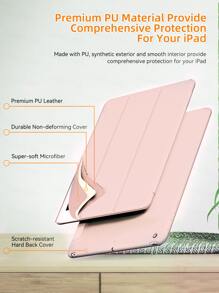 DANYCase Protective Case Compatible With IPad A16, Air 11/13, M3 2025, Mini 7, A17, Pro 2024, Air 11/13, M2 2024, Pro 11/13, M4 2024 (7th, 8th, 9th Gen, 10.2 Inch), Air 4, Air 5, Pro 11 Inch (2nd, 3rd, 4th Gen), Pro 12.9 Inch (4th, 5th, 6th Gen) - Pink - View 9