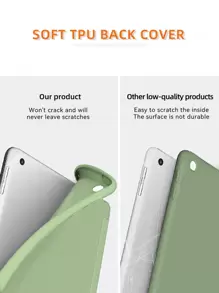 DANYCASE 保护壳，兼容 iPad A16、Air 11/13、M3 2025、Mini 7、A17、Pro 2024、Air 11/13、M2 2024、Pro 11/13、M4 2024（第 7、8、9 代，10.2 英寸）、Air 4、Air 5、Pro 11 英寸（第 2、3、4 代）、Pro 12.9 英寸（第 4、5、6 代） - 薄荷綠 - 查看 5