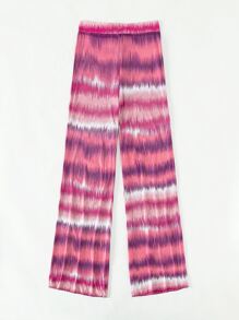 Tie Dye Cover Up Pants - Multicolor - View 3