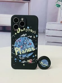 Funda para móvil con patrón de planeta - Multicolor - Ver 3