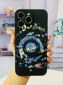 Funda para móvil con patrón de planeta - Multicolor - Ver 4