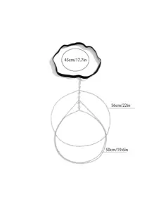水鑽裝飾大腿鏈 - 銀色 - 查看 5