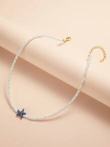 星形裝飾串珠項鏈