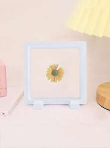 1入組白色塑料高清3D浮動展示盒，適用於珠寶展示櫃 - 白色 - 查看 2