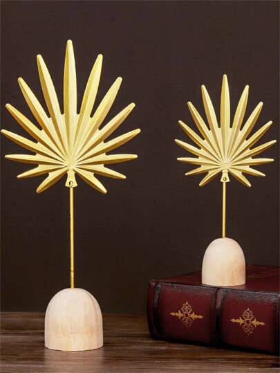 1pc Leaf Detail Decoration Craft, Nordic Small Ornament For Home Decor Best Gifts Birthday