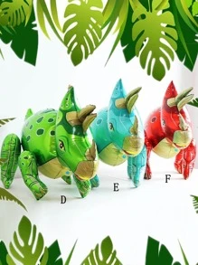 1 Miếng Khủng long 4D Bóng bay giấy bạc - Nhiều màu - Xem 4