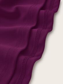 SHEIN Essnce Vestido de tirantes unicolor - Morado - Ver 5