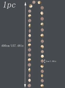 1朵派對裝飾緞帶花 - 彩色 - 查看 3